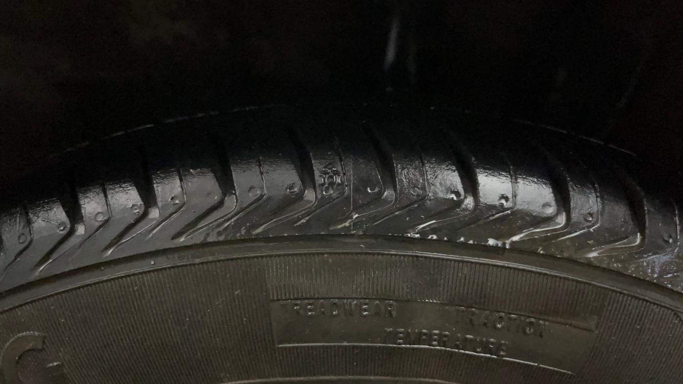2022 Hyundai XCENT PRIME 	T+ CNG, CNG, Manual, 44,227 km, Left Rear Tyre Tread