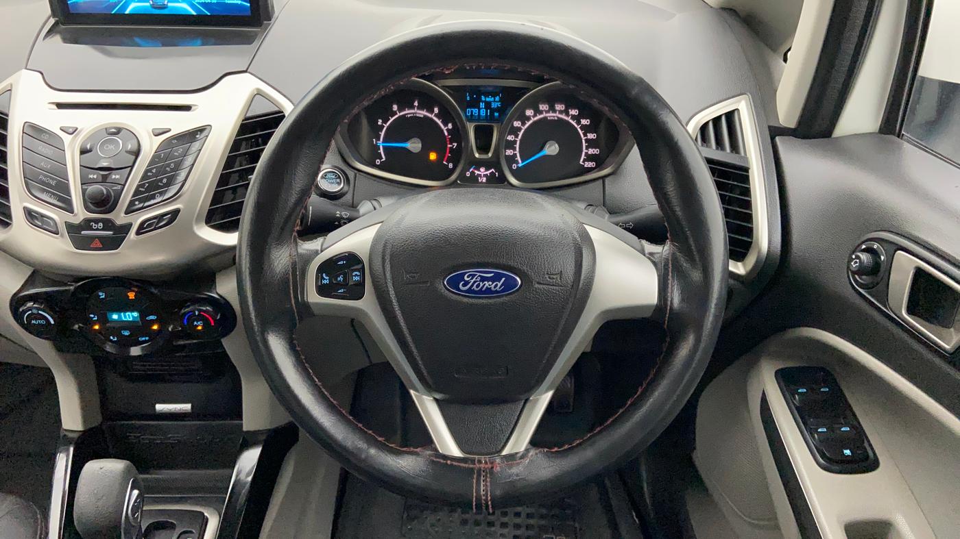 2017 Ford Ecosport TITANIUM 1.5L PETROL AT, Petrol, Automatic, 79,652 km, Steering Wheel Close Up