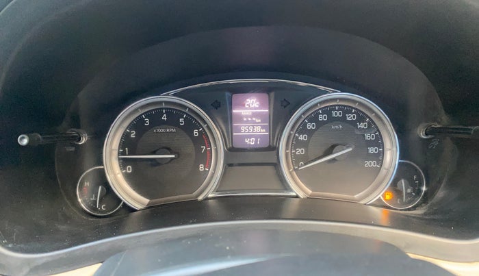 2016 Maruti Ciaz VXI+, Petrol, Manual, 95,901 km, Odometer Image