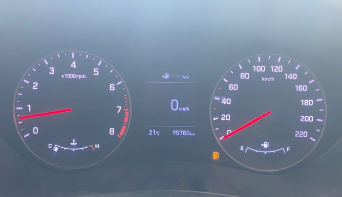 2018 Hyundai Elite i20 ASTA 1.2 (O), Petrol, Manual, 95,768 km, Odometer Image