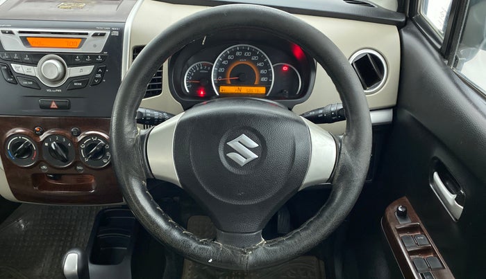 2016 Maruti Wagon R 1.0 VXI AMT, Petrol, Automatic, 58,760 km, Steering Wheel Close Up