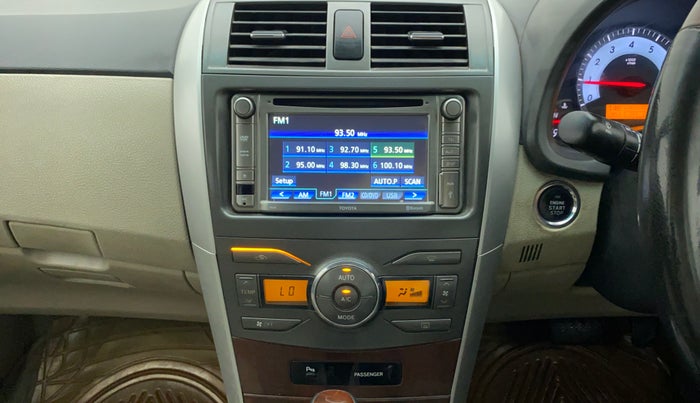 2012 Toyota Corolla Altis VL AT PETROL, Petrol, Automatic, 63,140 km, Air Conditioner