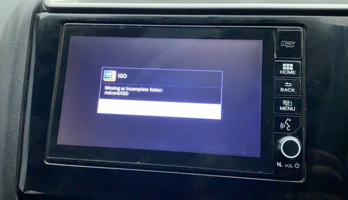 2017 Honda WR-V 1.2L I-VTEC VX MT, Petrol, Manual, 44,002 km, Infotainment system - GPS Card not working/missing