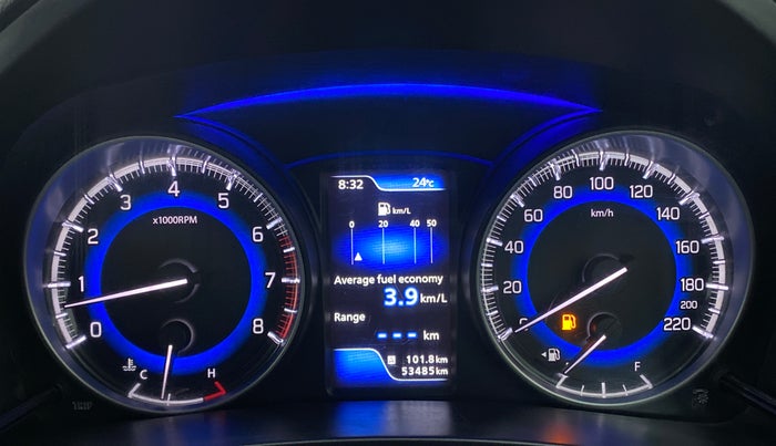 2016 Maruti Baleno ZETA 1.2 K12, Petrol, Manual, 53,631 km, Odometer Image