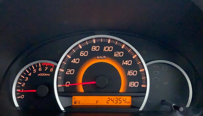 2014 Maruti Wagon R 1.0 VXI, Petrol, Manual, 24,354 km, Odometer Image