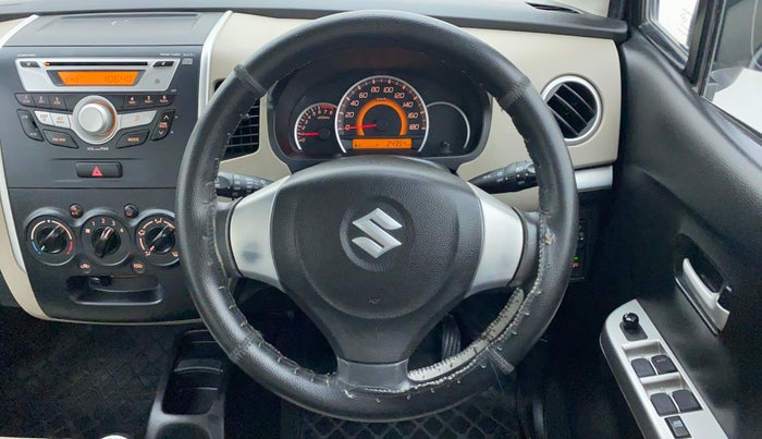 2014 Maruti Wagon R 1.0 VXI, Petrol, Manual, 24,354 km, Steering Wheel Close Up