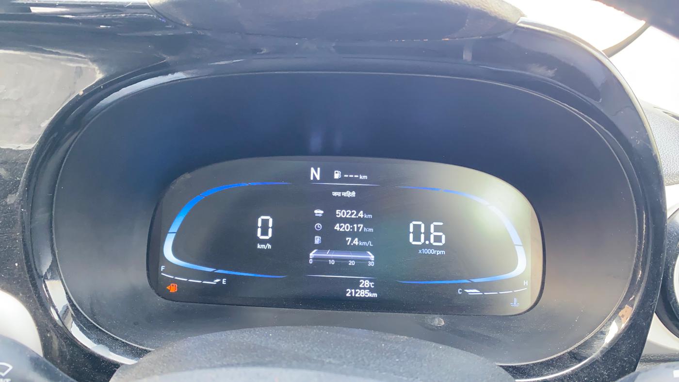 2023 Hyundai EXTER SX(O) 1.2 AMT, Petrol, Automatic, 21,333 km, Odometer Image