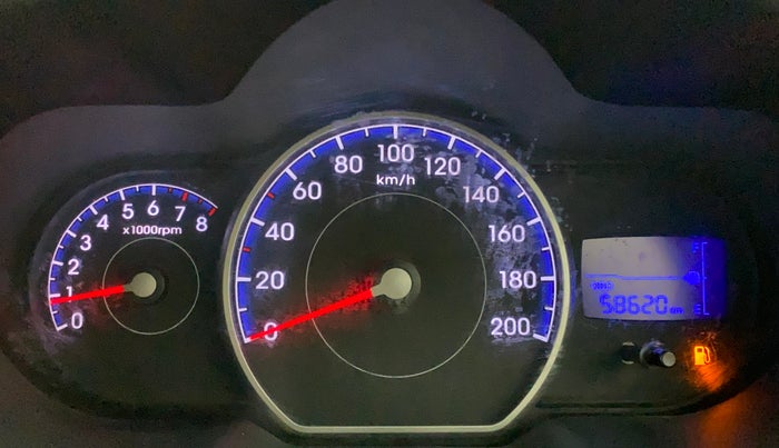 2011 Hyundai i10 SPORTZ 1.2, Petrol, Manual, 58,620 km, Odometer Image