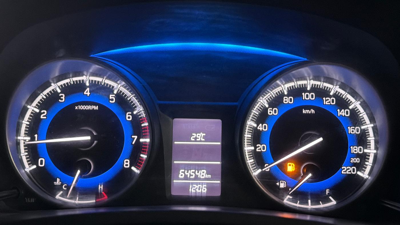 2016 Maruti Baleno DELTA PETROL 1.2, Petrol, Manual, 64,538 km, Odometer Image