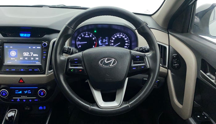 2018 Hyundai Creta SX PLUS AT 1.6 PETROL, Petrol, Automatic, 62,737 km, Steering Wheel Close Up