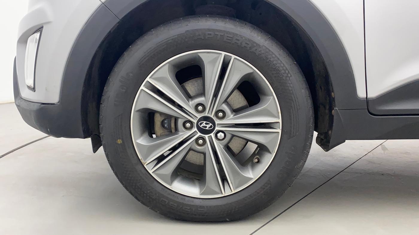 2018 Hyundai Creta SX PLUS AT 1.6 PETROL, Petrol, Automatic, 62,737 km, Left Front Wheel
