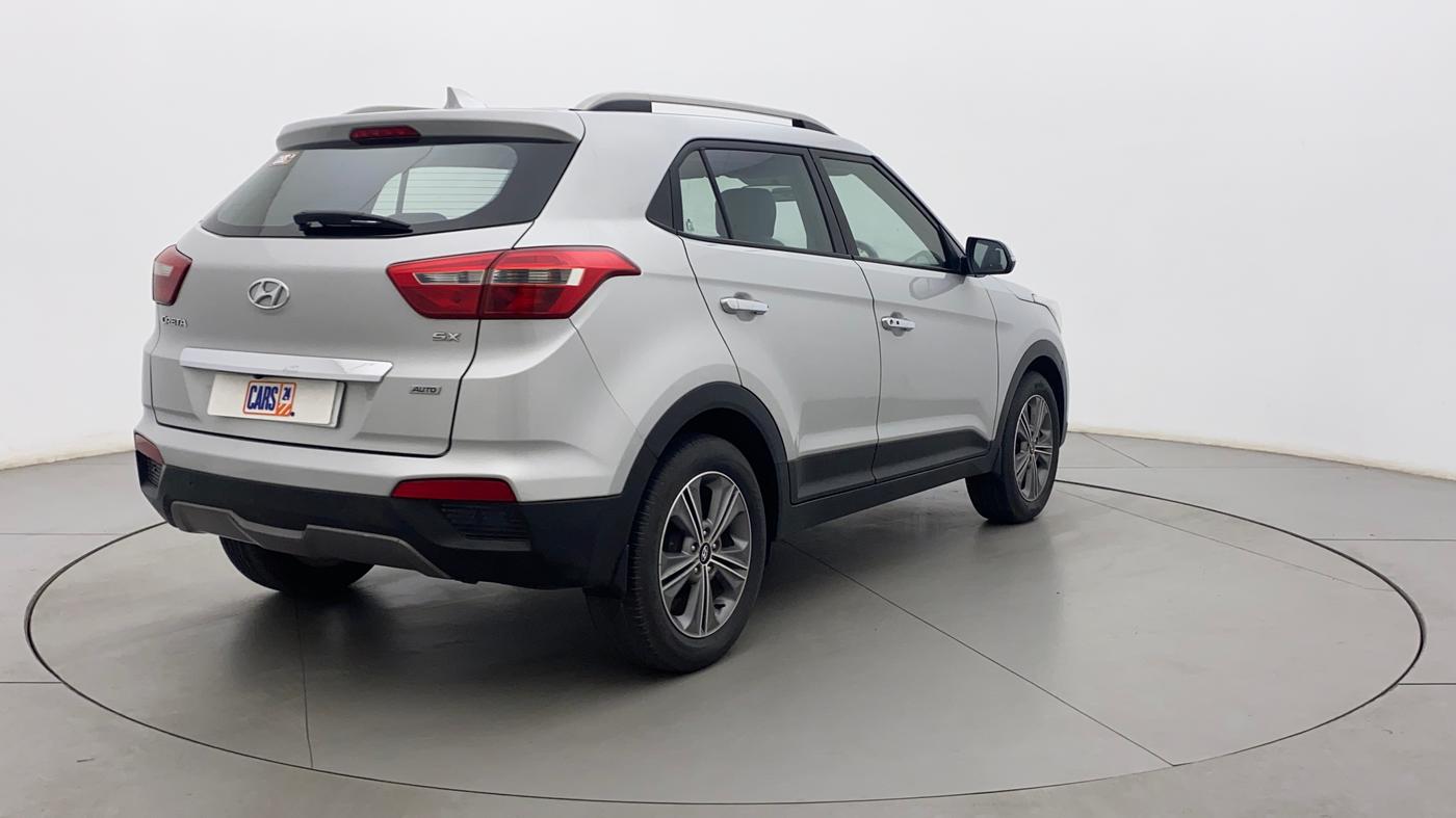 2018 Hyundai Creta SX PLUS AT 1.6 PETROL, Petrol, Automatic, 62,737 km, Right Back Diagonal