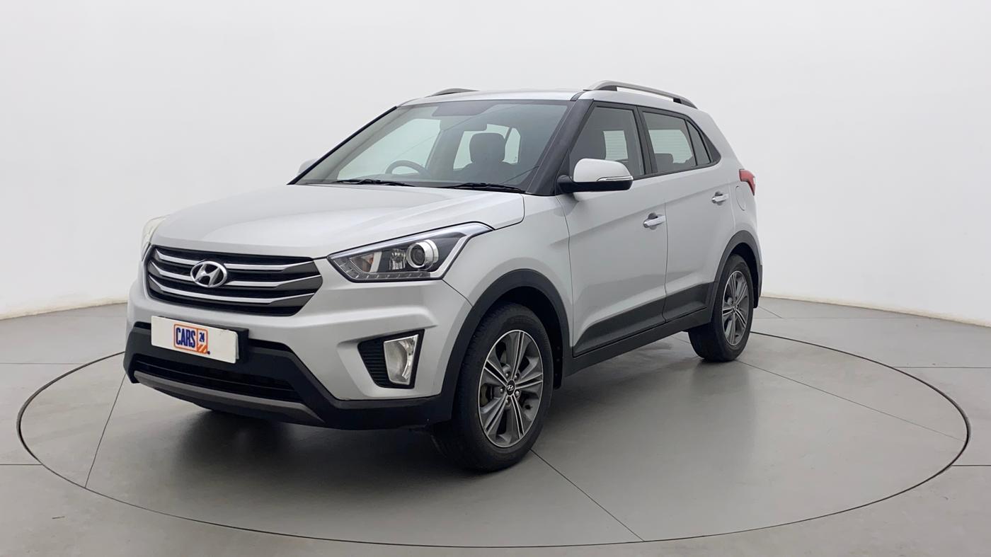 2018 Hyundai Creta SX PLUS AT 1.6 PETROL, Petrol, Automatic, 62,737 km, Left Front Diagonal