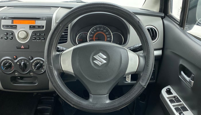 2010 Maruti Wagon R 1.0 VXI, Petrol, Manual, 66,835 km, Steering Wheel Close Up
