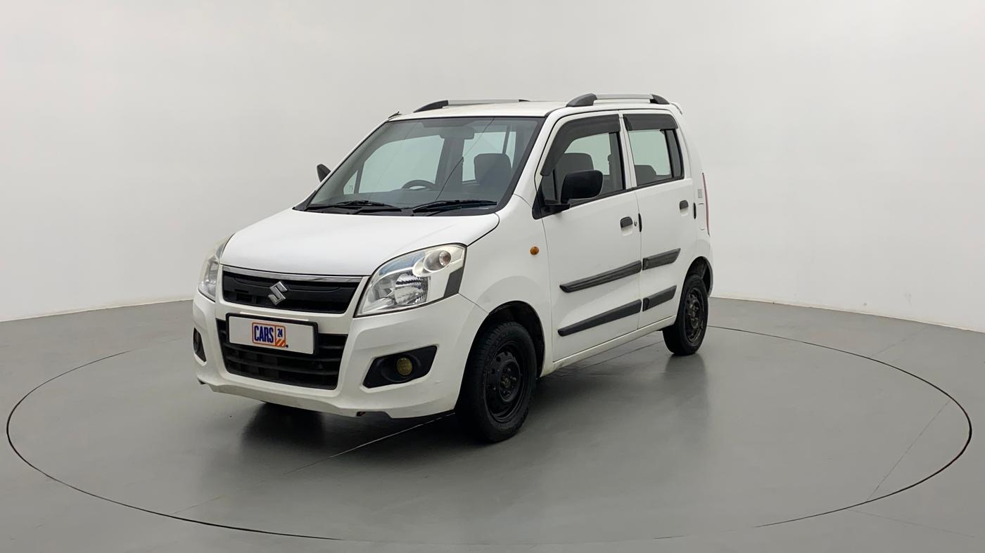 2018 Maruti Wagon R 1.0 LXI CNG, CNG, Manual, 92,252 km, Left Front Diagonal