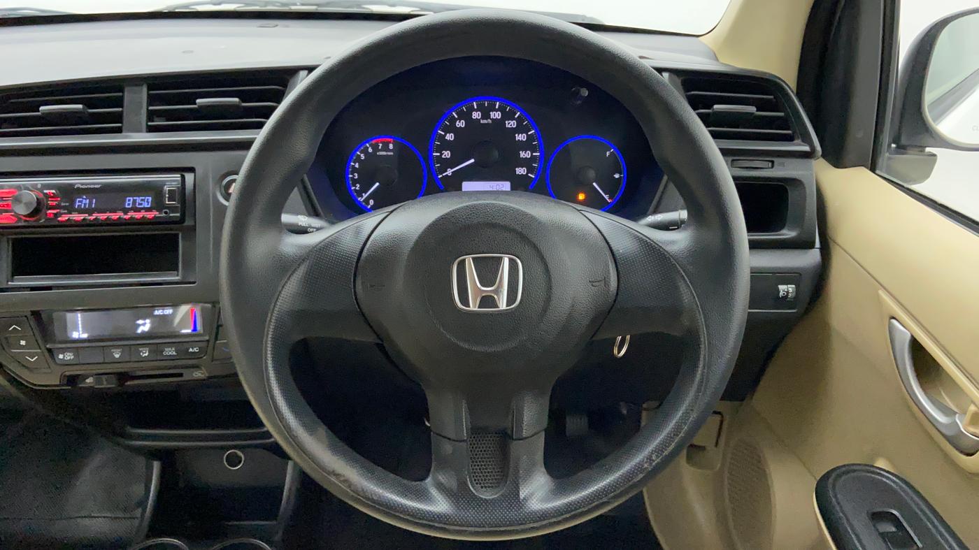 2016 Honda Brio 1.2 E MT I VTEC, Petrol, Manual, 89,204 km, Steering Wheel Close Up