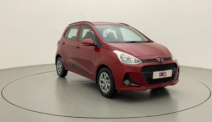 2017 Hyundai Grand i10 SPORTZ (O) 1.2 KAPPA VTVT, Petrol, Manual, 54,594 km, Right Front Diagonal