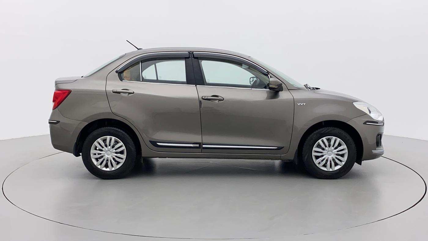 2017 Maruti Dzire VXI, Petrol, Manual, 53,597 km, Right Side View