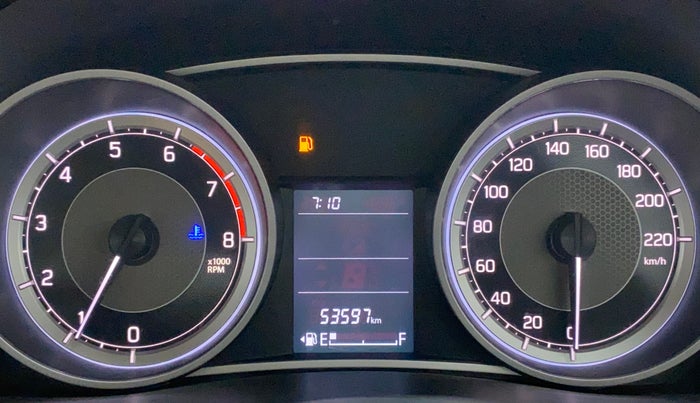 2017 Maruti Dzire VXI, Petrol, Manual, 53,597 km, Odometer Image