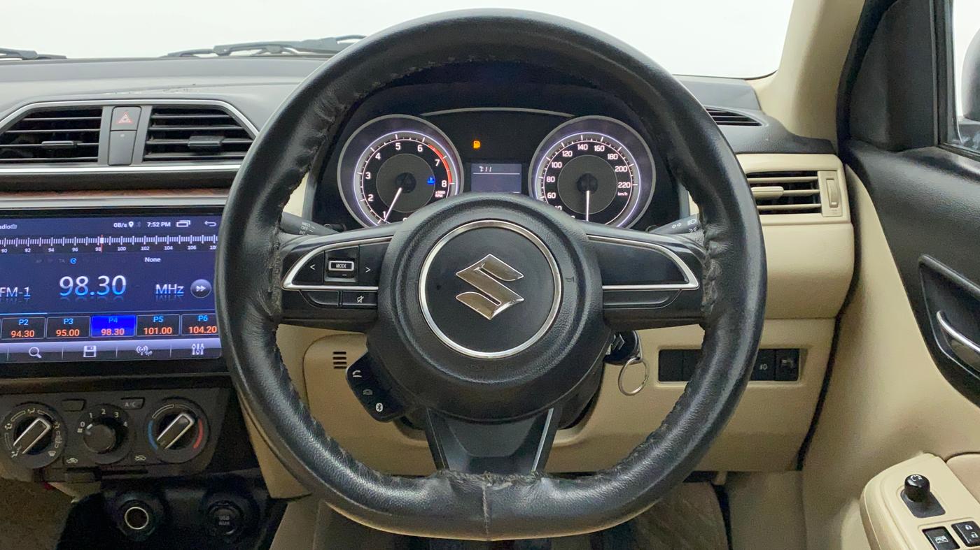 2017 Maruti Dzire VXI, Petrol, Manual, 53,597 km, Steering Wheel Close Up