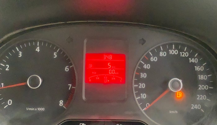 2012 Volkswagen Polo TRENDLINE 1.2L PETROL, Petrol, Manual, 1,00,825 km, Odometer Image