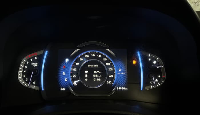 2021 Hyundai Creta SX (O) 1.4 TURBO DCT, Petrol, Automatic, 89,903 km, Odometer Image