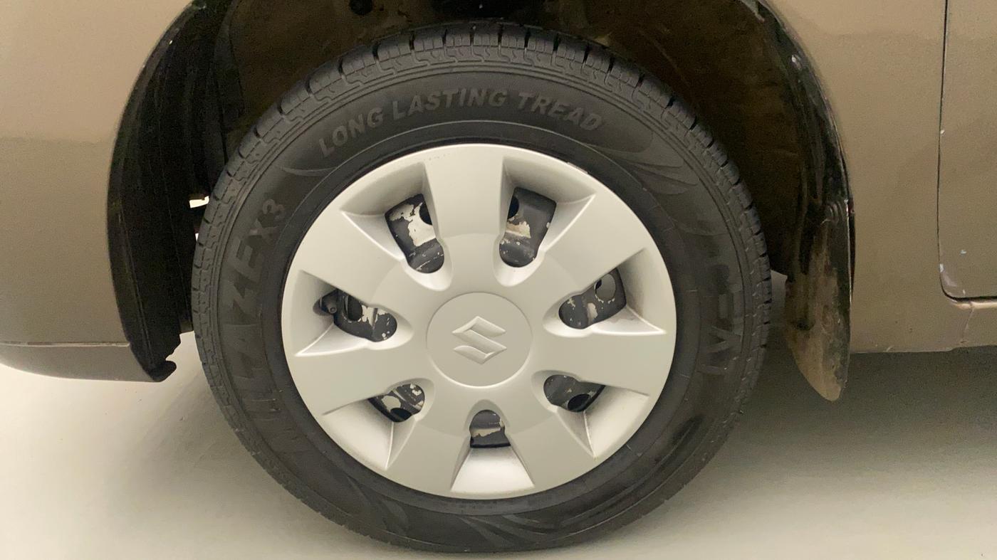 2012 Maruti Wagon R 1.0 LXI, Petrol, Manual, 75,506 km, Left Front Wheel