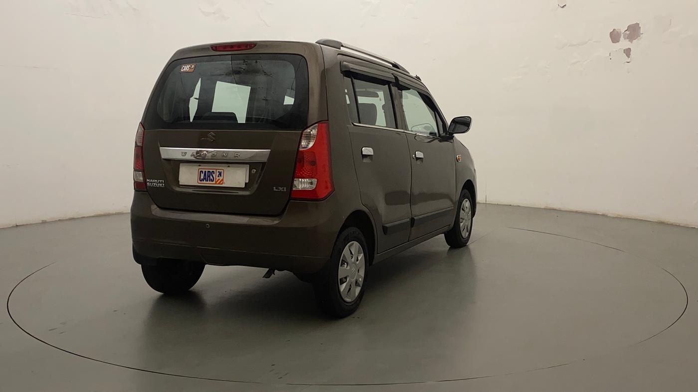 2012 Maruti Wagon R 1.0 LXI, Petrol, Manual, 75,506 km, Right Back Diagonal