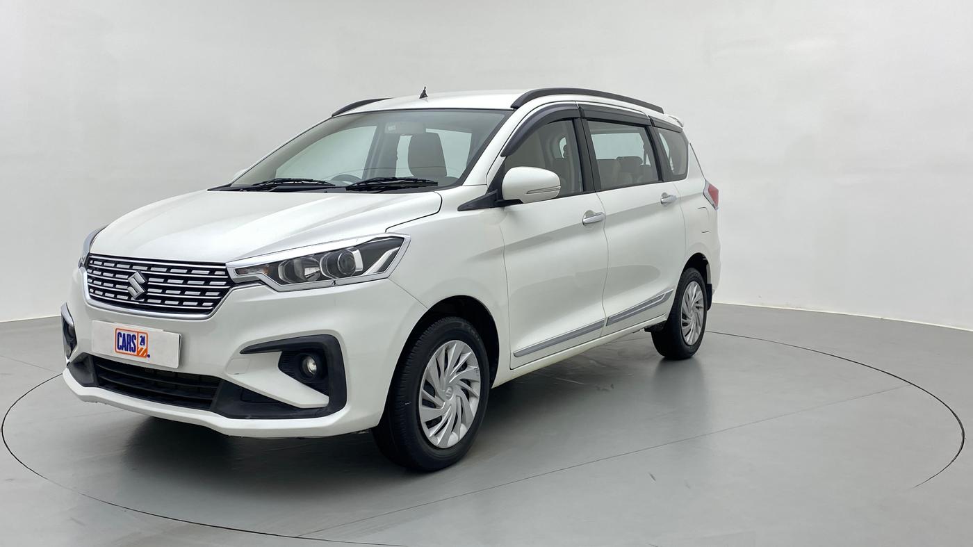 2020 Maruti Ertiga VXI AT SHVS, Petrol, Automatic, 13,077 km, Left Front Diagonal