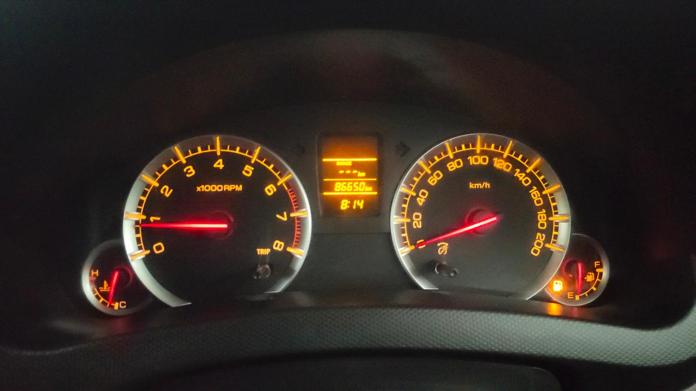 2016 Maruti Swift VXI, Petrol, Manual, 86,628 km, Odometer Image