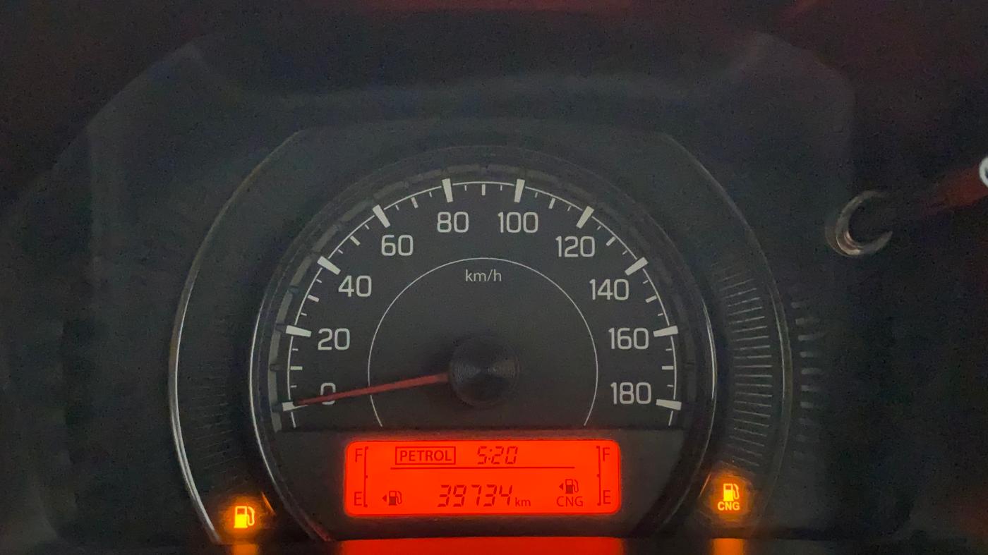 2022 Maruti Celerio VXI CNG, CNG, Manual, 39,884 km, Odometer Image