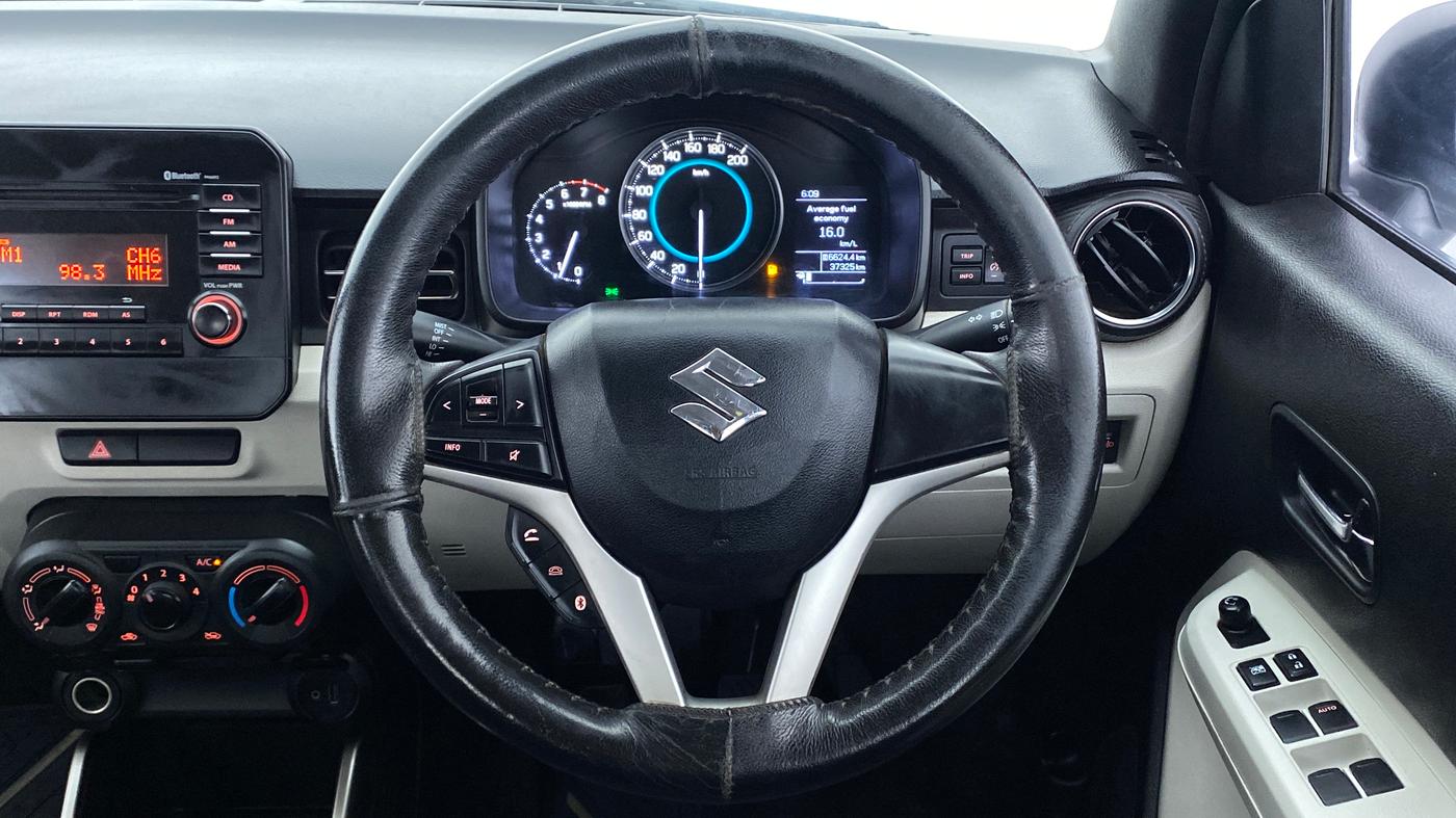 2018 Maruti IGNIS DELTA 1.2 K12, Petrol, Manual, 37,389 km, Steering Wheel Close Up