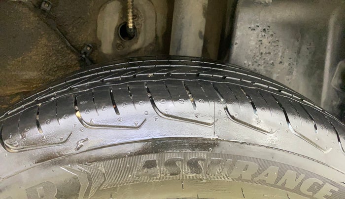 2024 Tata PUNCH ACCOMPLISHED DAZZLE SUNROOF CNG MT, CNG, Manual, 20,877 km, Left Rear Tyre Tread