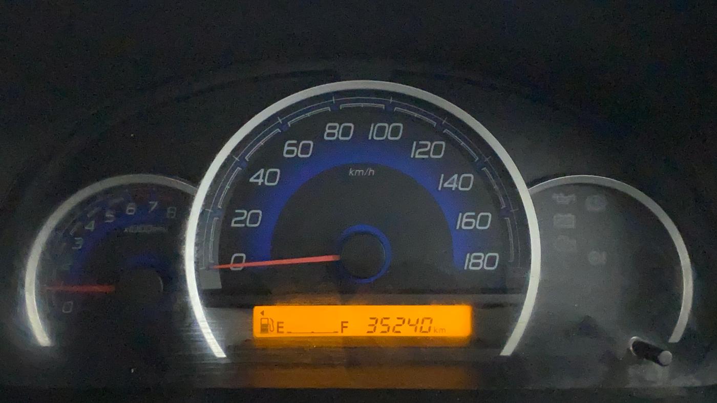 2017 Maruti Wagon R 1.0 VXI, Petrol, Manual, 35,240 km, Odometer Image