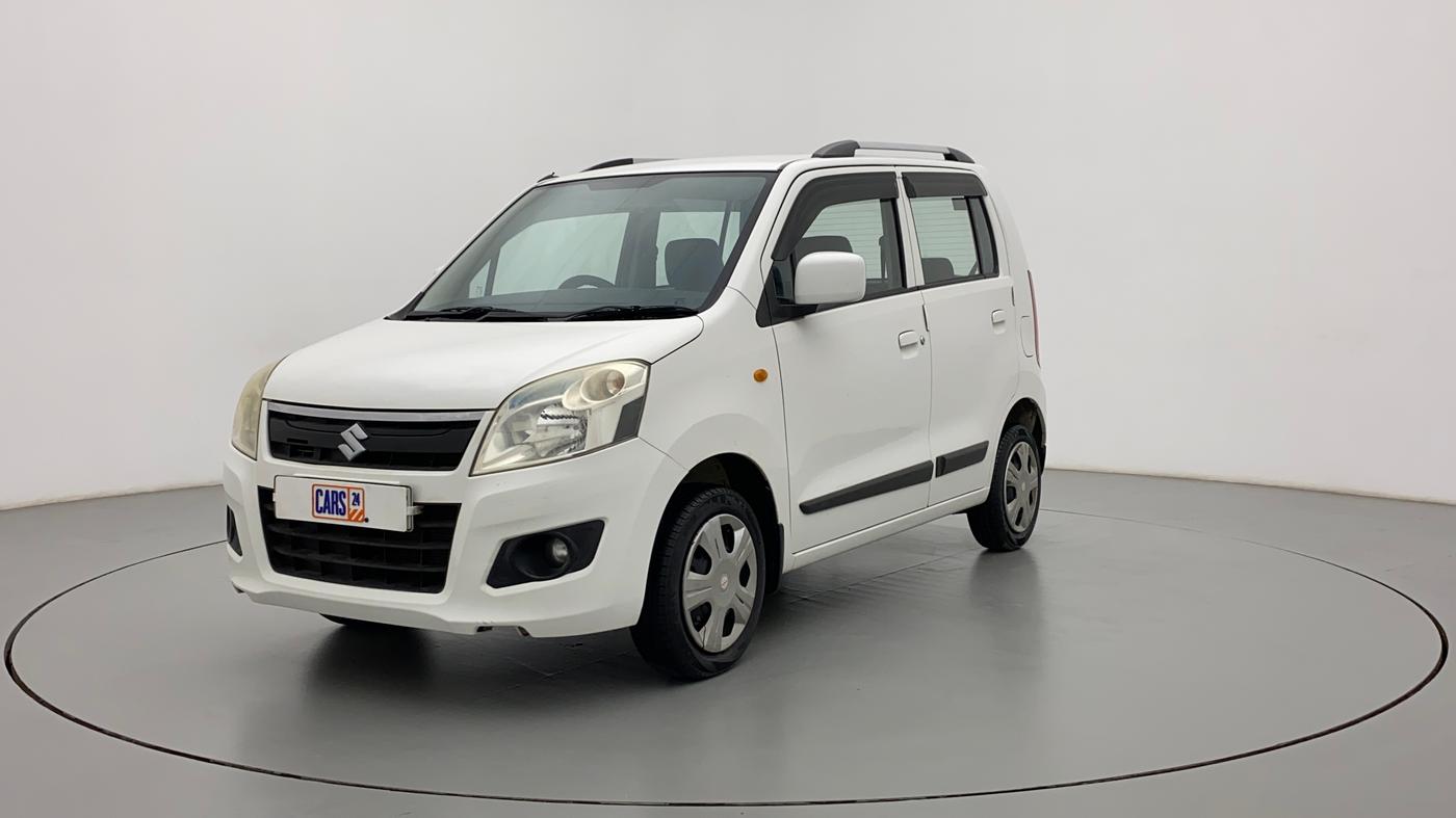 2017 Maruti Wagon R 1.0 VXI, Petrol, Manual, 35,240 km, Left Front Diagonal