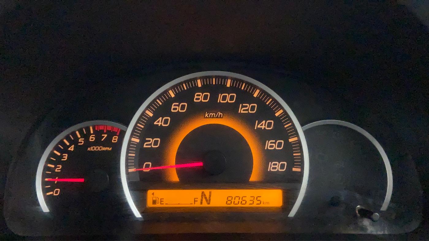 2016 Maruti Wagon R 1.0 VXI AMT, Petrol, Automatic, 80,696 km, Odometer Image