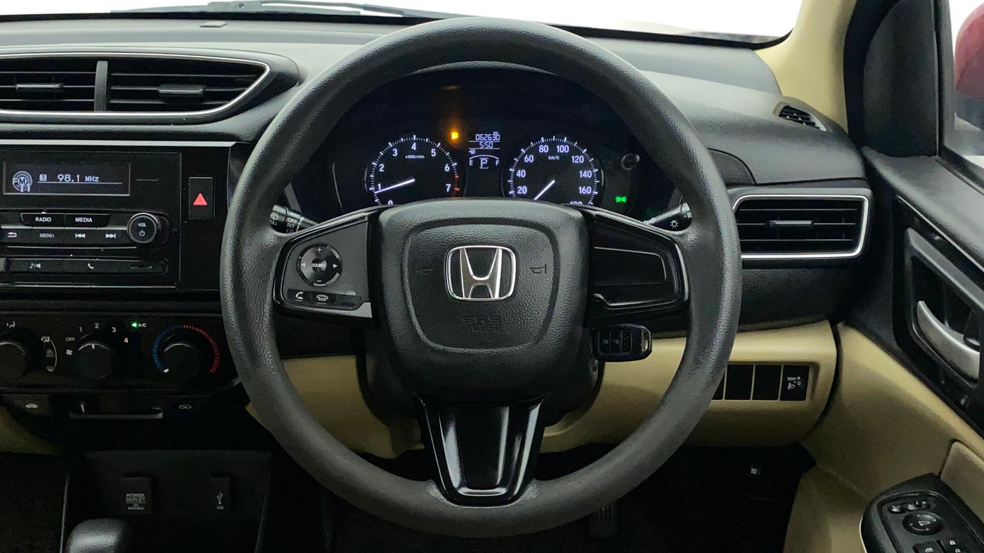 2021 Honda Amaze 1.2L I-VTEC S CVT, Petrol, Automatic, 62,710 km, Steering Wheel Close Up