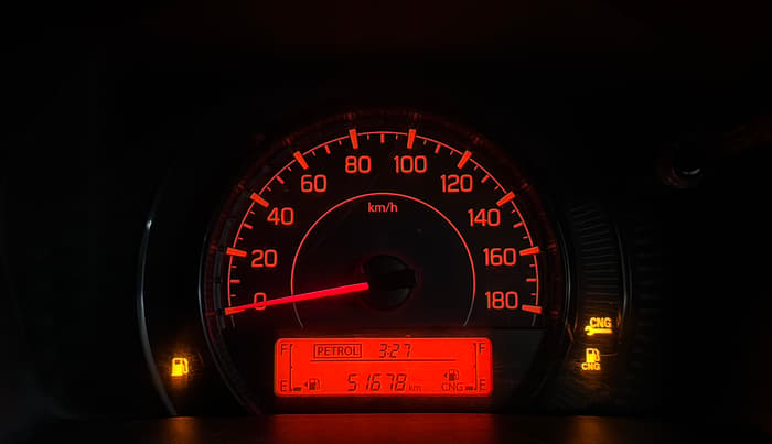 2022 Maruti New Wagon-R LXI CNG 1.0, CNG, Manual, 51,669 km, Odometer Image