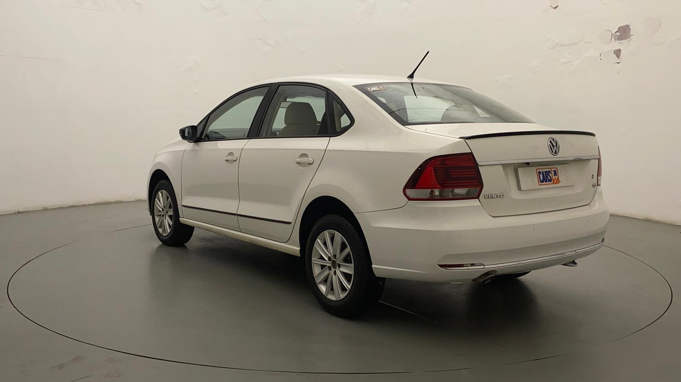 2016 Volkswagen Vento HIGHLINE PETROL AT, Petrol, Automatic, 85,189 km, Left Back Diagonal