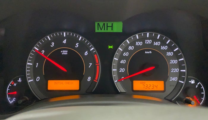 2010 Toyota Corolla Altis G PETROL, Petrol, Manual, 73,233 km, Odometer Image