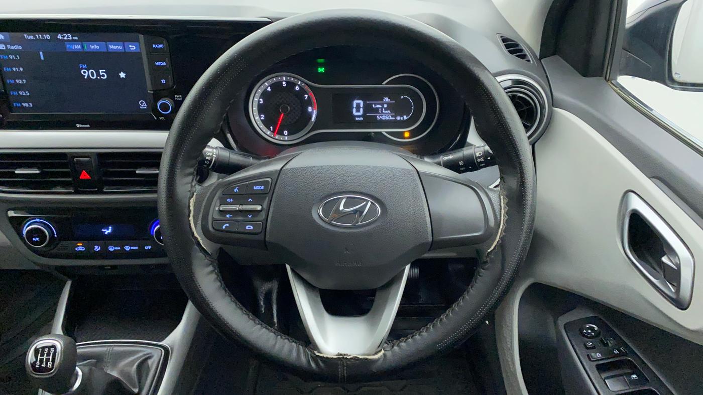 2020 Hyundai GRAND I10 NIOS SPORTZ PETROL, Petrol, Manual, 54,181 km, Steering Wheel Close Up