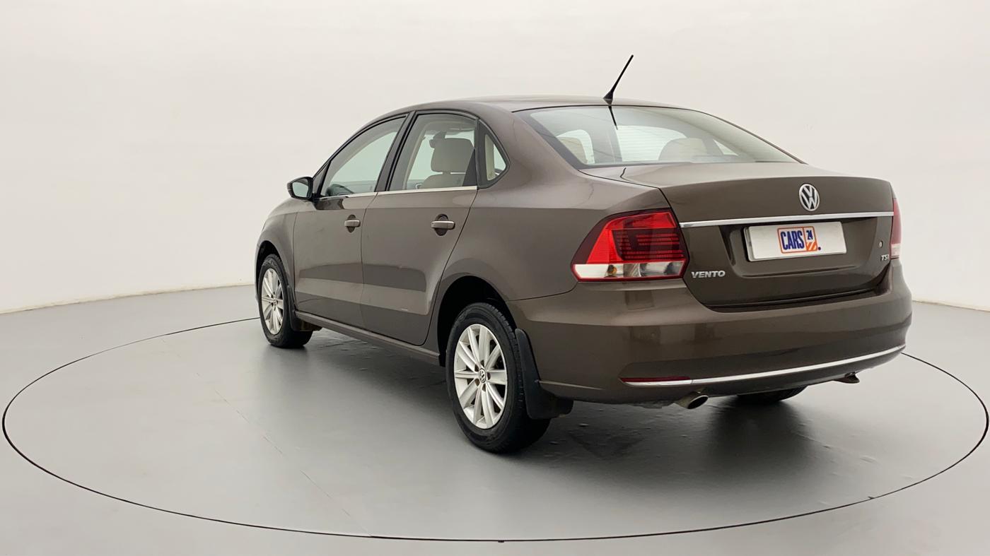 2016 Volkswagen Vento HIGHLINE PETROL AT, Petrol, Automatic, 61,590 km, Left Back Diagonal