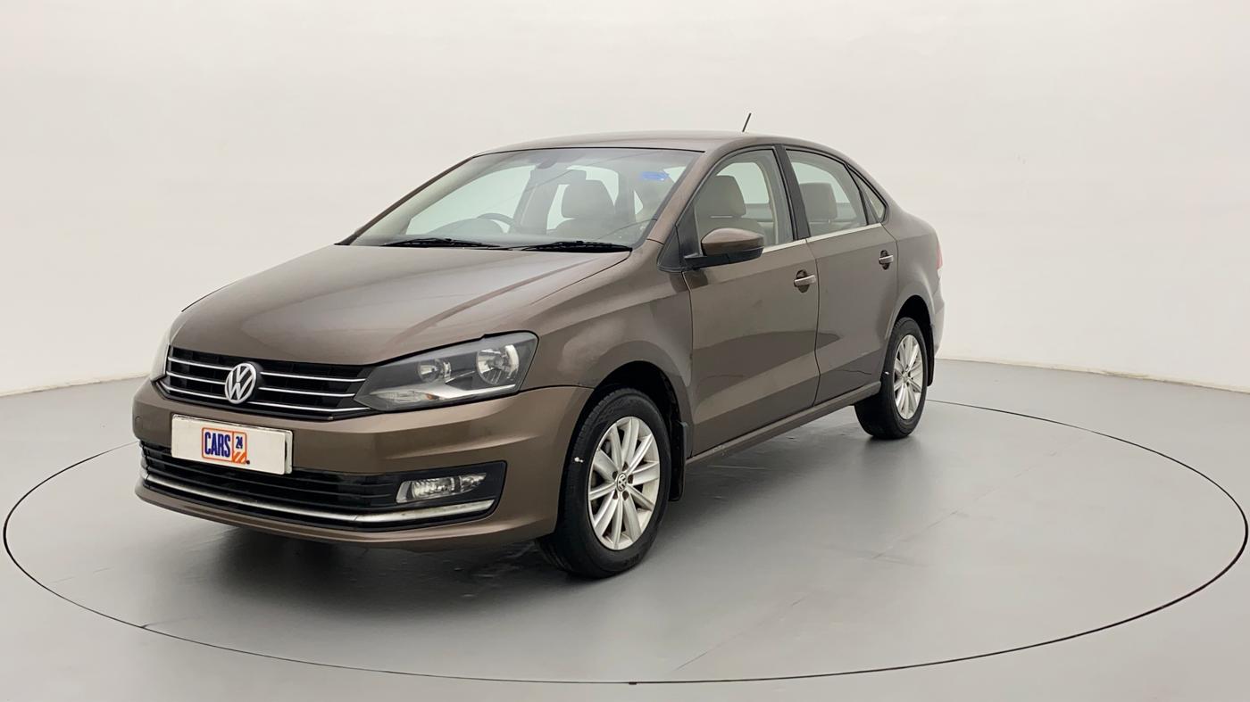 2016 Volkswagen Vento HIGHLINE PETROL AT, Petrol, Automatic, 61,590 km, Left Front Diagonal