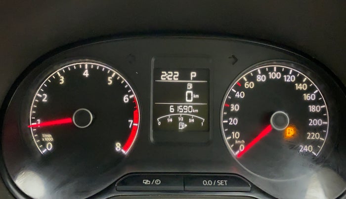 2016 Volkswagen Vento HIGHLINE PETROL AT, Petrol, Automatic, 61,590 km, Odometer Image