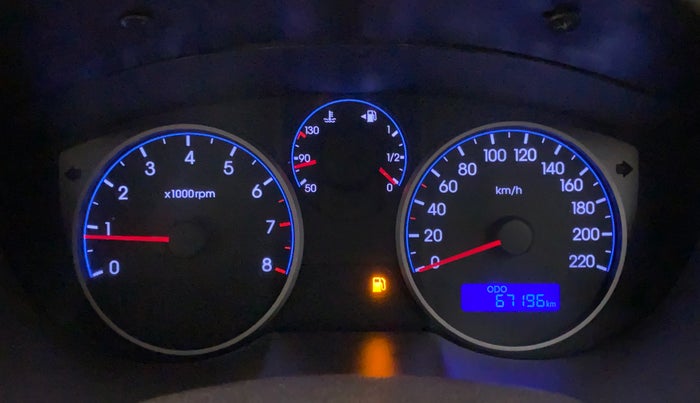 2010 Hyundai i20 SPORTZ (O) 1.2, Petrol, Manual, 67,278 km, Odometer Image