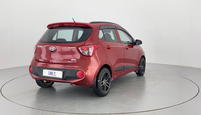 2019 Hyundai Grand i10 SPORTZ 1.2 KAPPA VTVT, Petrol, Manual, 39,746 km, Right Back Diagonal