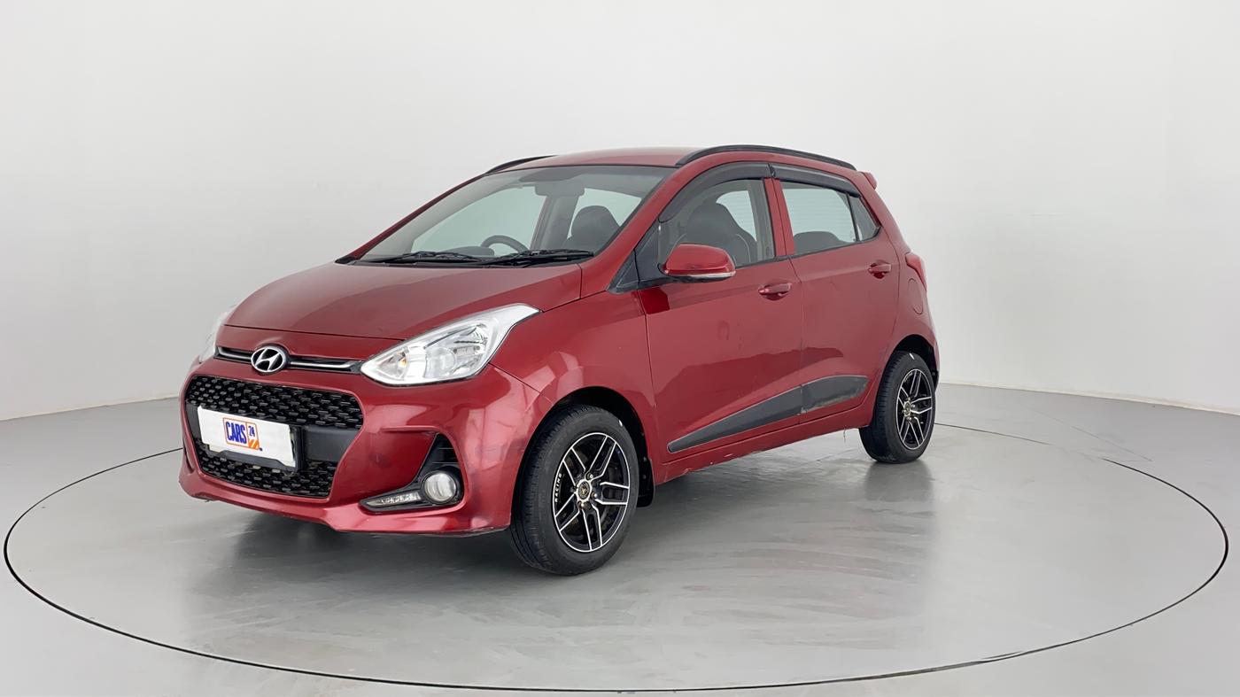 2019 Hyundai Grand i10 SPORTZ 1.2 KAPPA VTVT, Petrol, Manual, 39,746 km, Left Front Diagonal