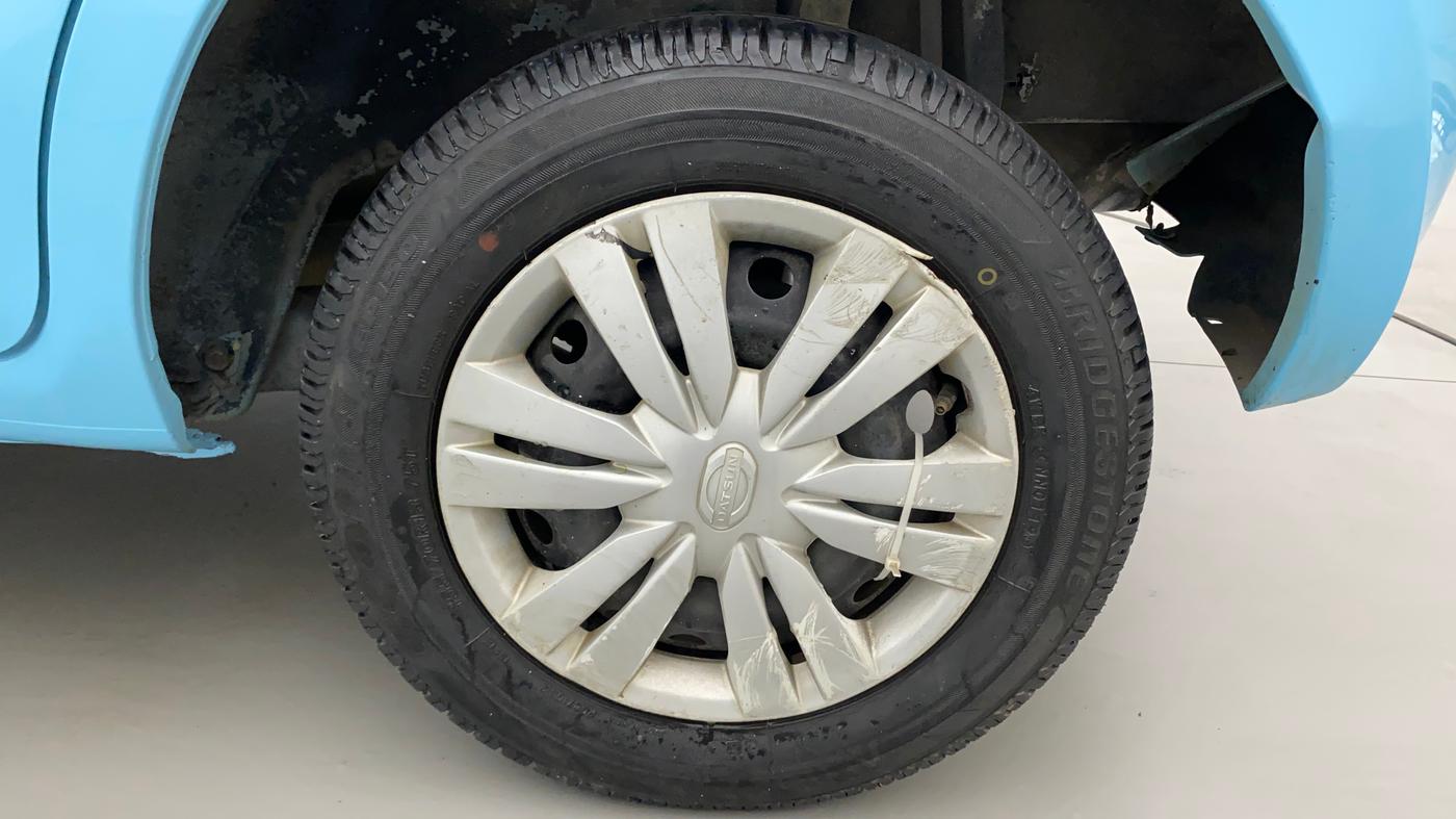 2014 Datsun Go T, Petrol, Manual, 39,399 km, Left Rear Wheel