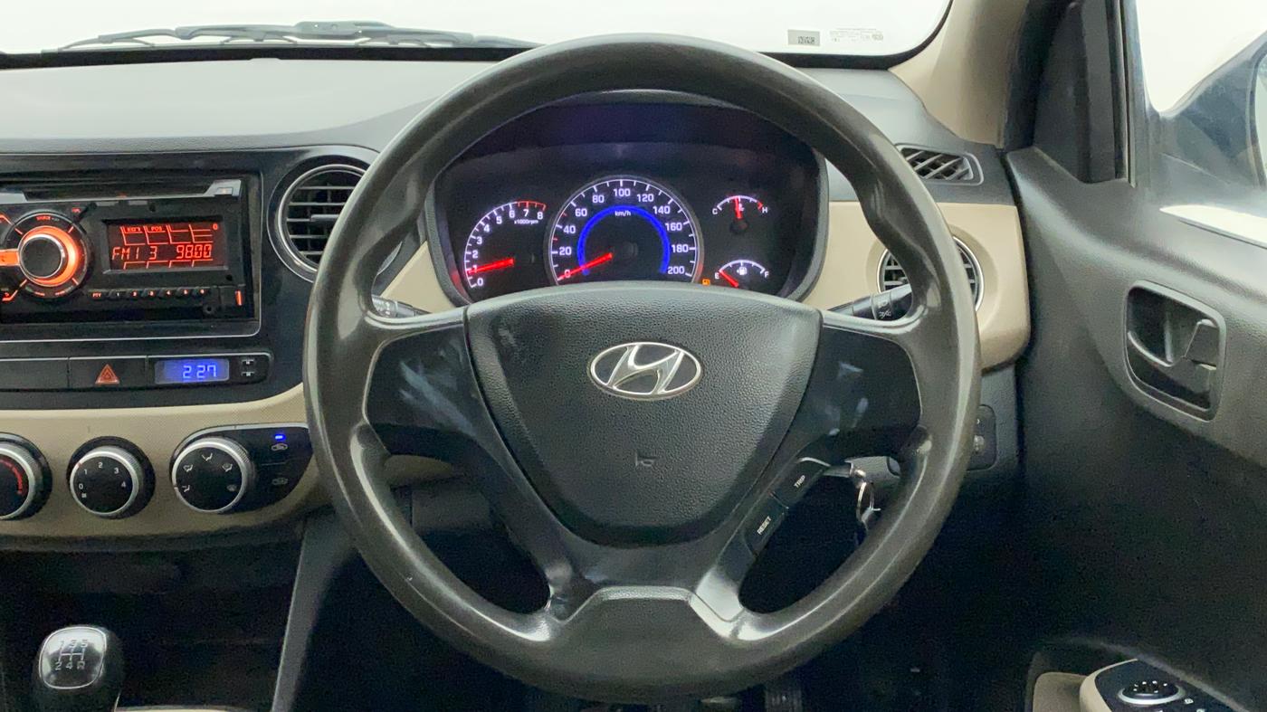 2015 Hyundai Grand i10 MAGNA 1.2 KAPPA VTVT, Petrol, Manual, 62,536 km, Steering Wheel Close Up