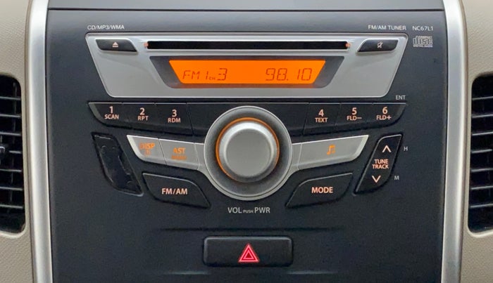 2013 Maruti Wagon R 1.0 VXI, Petrol, Manual, 18,998 km, Infotainment System